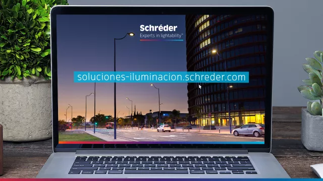 Schréder landing iluminación