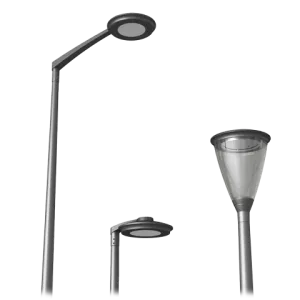 Las columnas FLEXIA complementan el rango de luminarias FLEXIA para ofrecer conjuntos de iluminación refinados y completos.