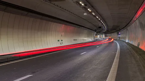 Smart tunnel lighting system ensures comfort and safety in Cointe Tunnel with less energy