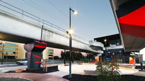Schréder proporcionó soluciones de iluminación para mejorar la seguridad en el corredor de transporte de Perth
